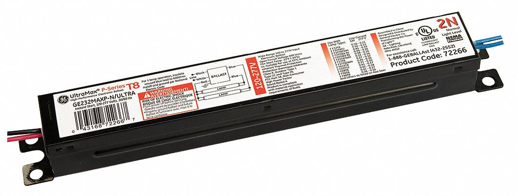 Electronic Ballast, T8 Lamps, 120/277V