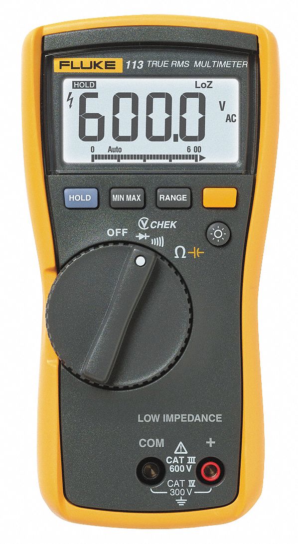 Digital Multimeter, 600V, 60 KOhms