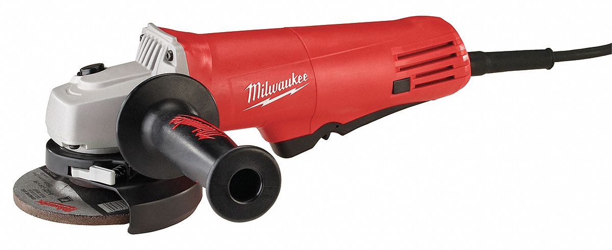 R/A Sander/Grinder, 4 1/2 In, 120V, 7.5A
