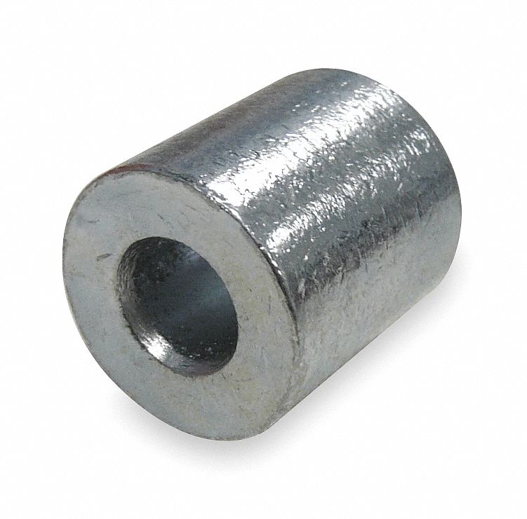 Stop Sleeve, Aluminum, 1/16, Pk50