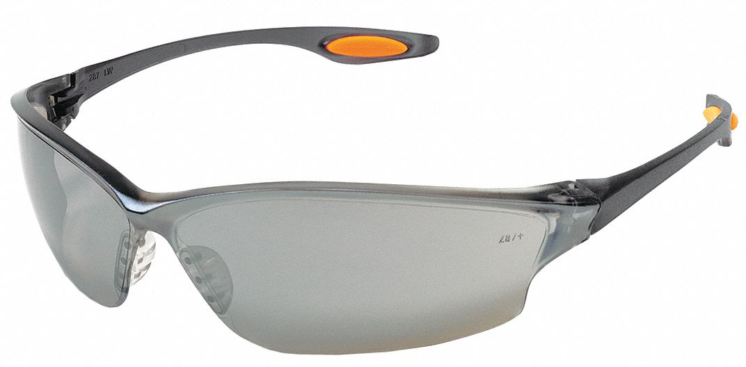 Safety Glasses, Slvr Mirror, Scrtch-Rsstnt
