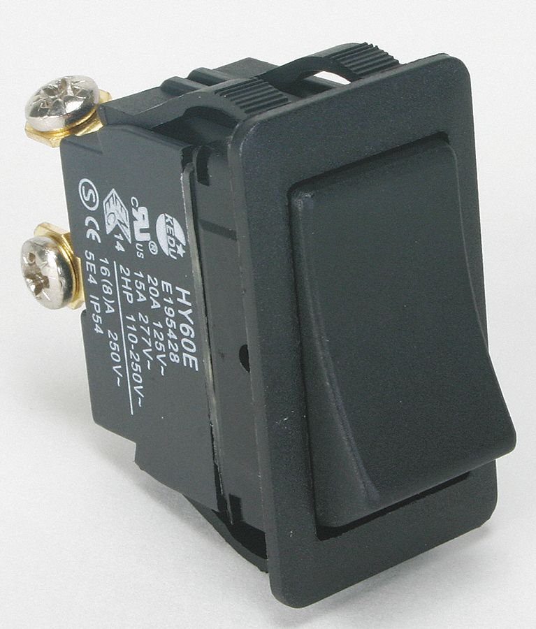 Rocker Switch, SPST, 2 Connections