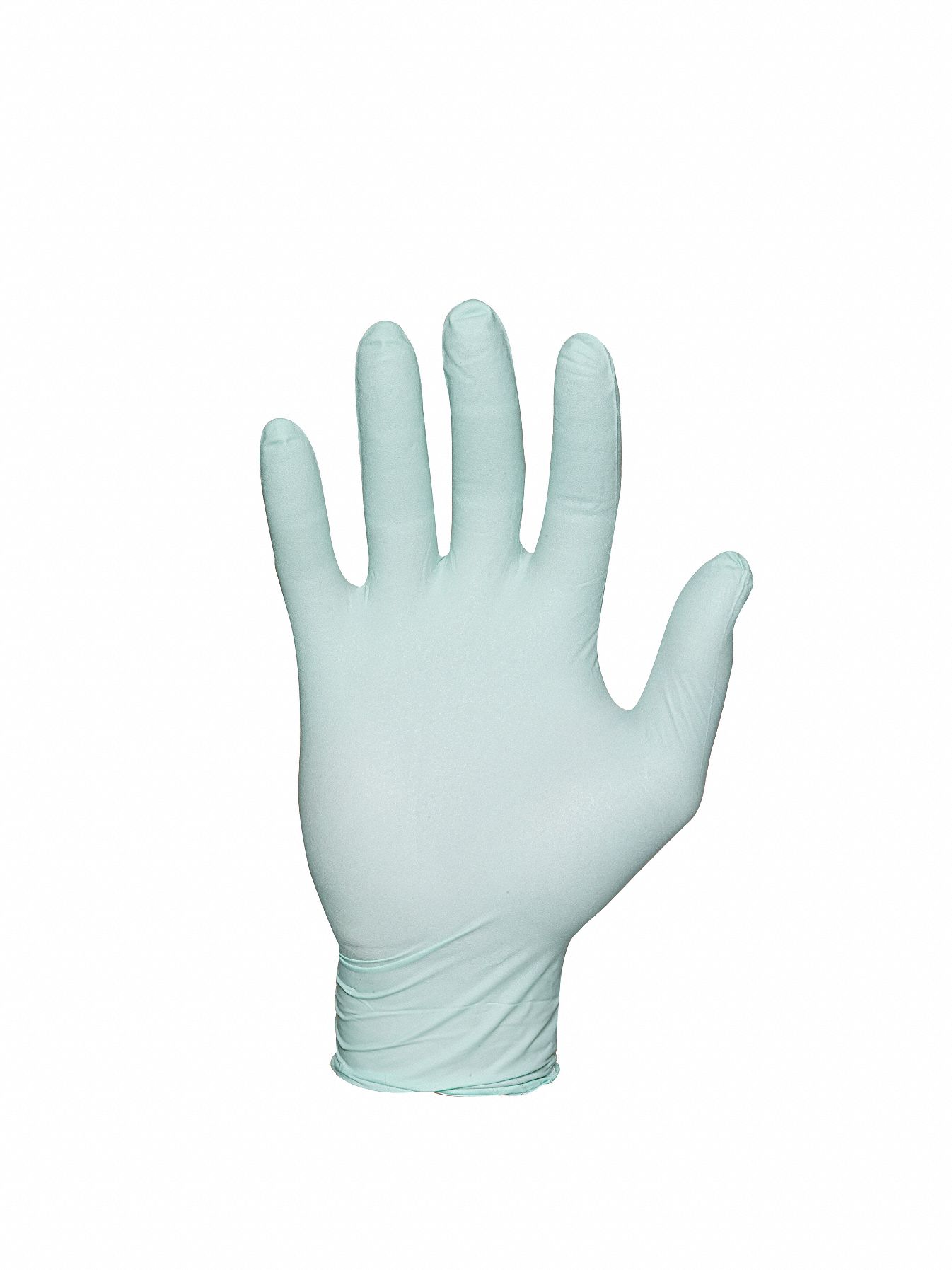 Disposable Gloves, Nitrile, L, Green, PK100