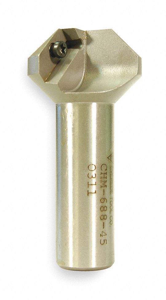 Indexable Chamfer Mill, 0.688-1.414 Cap