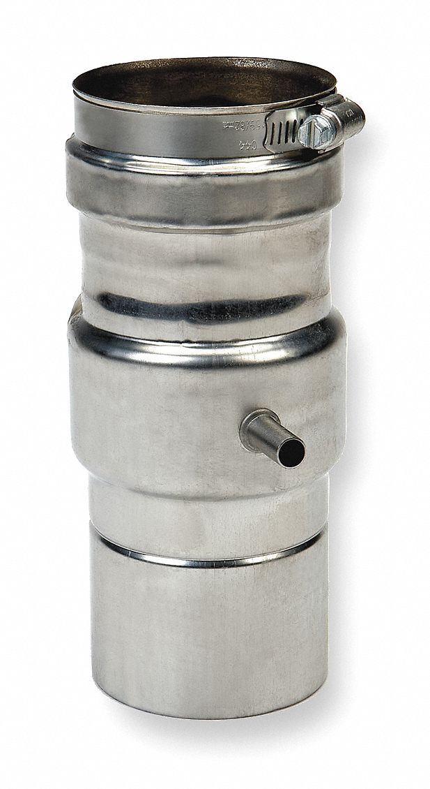 Horizontal Pipe Drain, 3 In Dia., 0.8 ft L