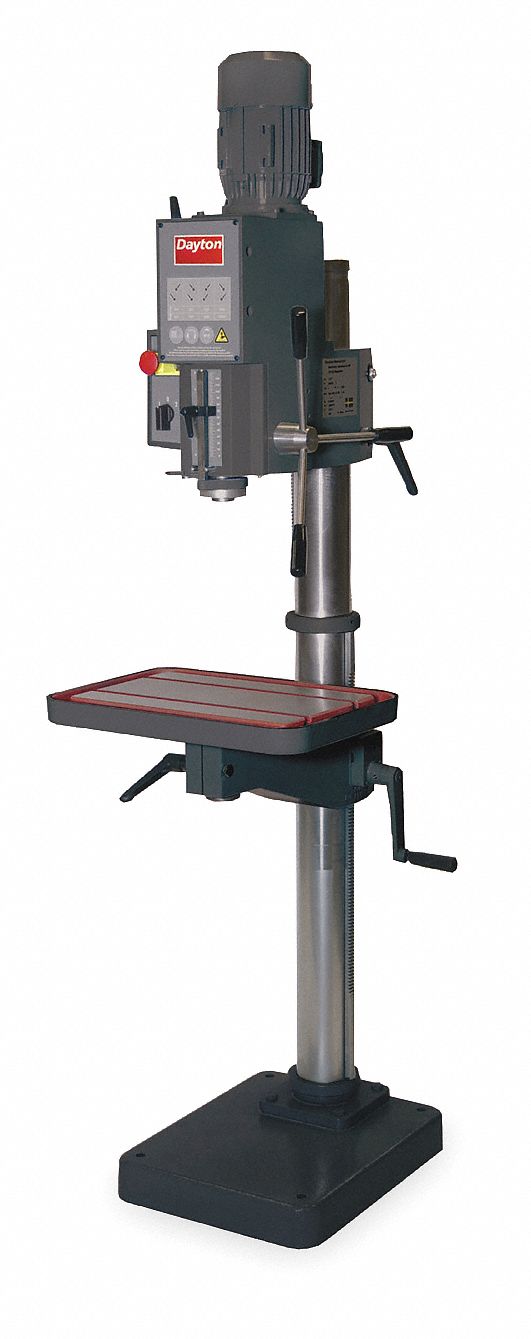 Gear Head Drill Press, Floor Model, 20 In