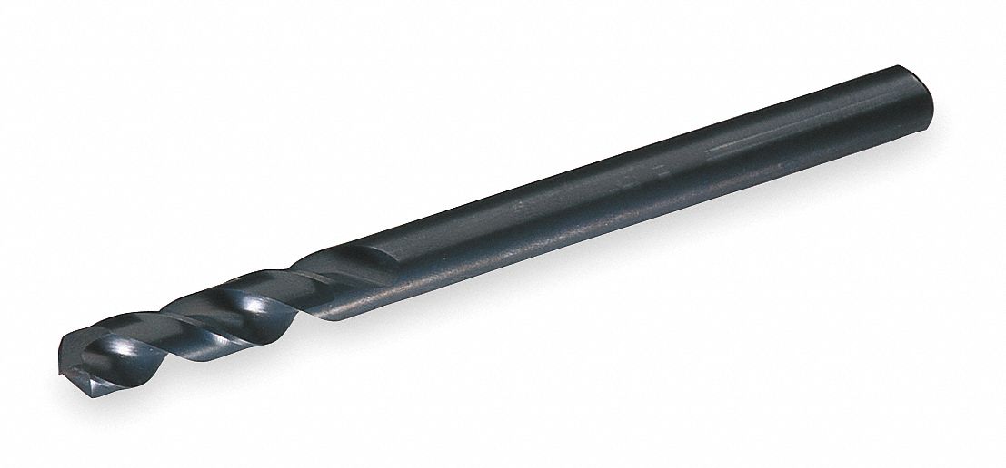 Jobber Drill, 1/8 In, Co, Blk Oxide, 135 Deg