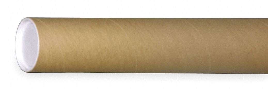 Mailing Tube, Rd, 3 In. D, 37 In. L, Pk 24