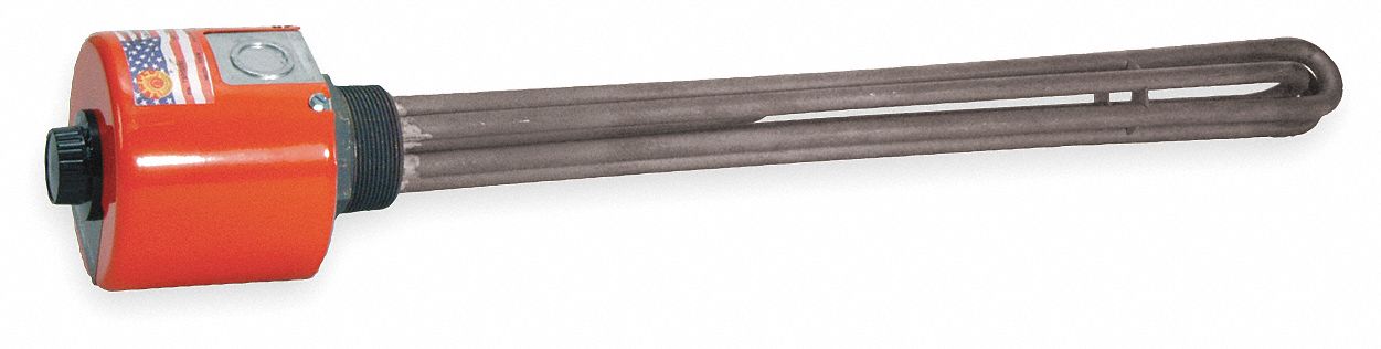 Screw Plug Immersion Heater, 2000W, 120V