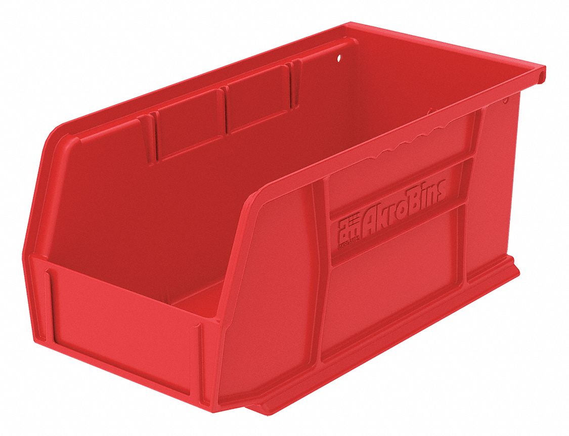 Stack & Hang Bin, 10-7/8 x 5-1/2 x 5, Red