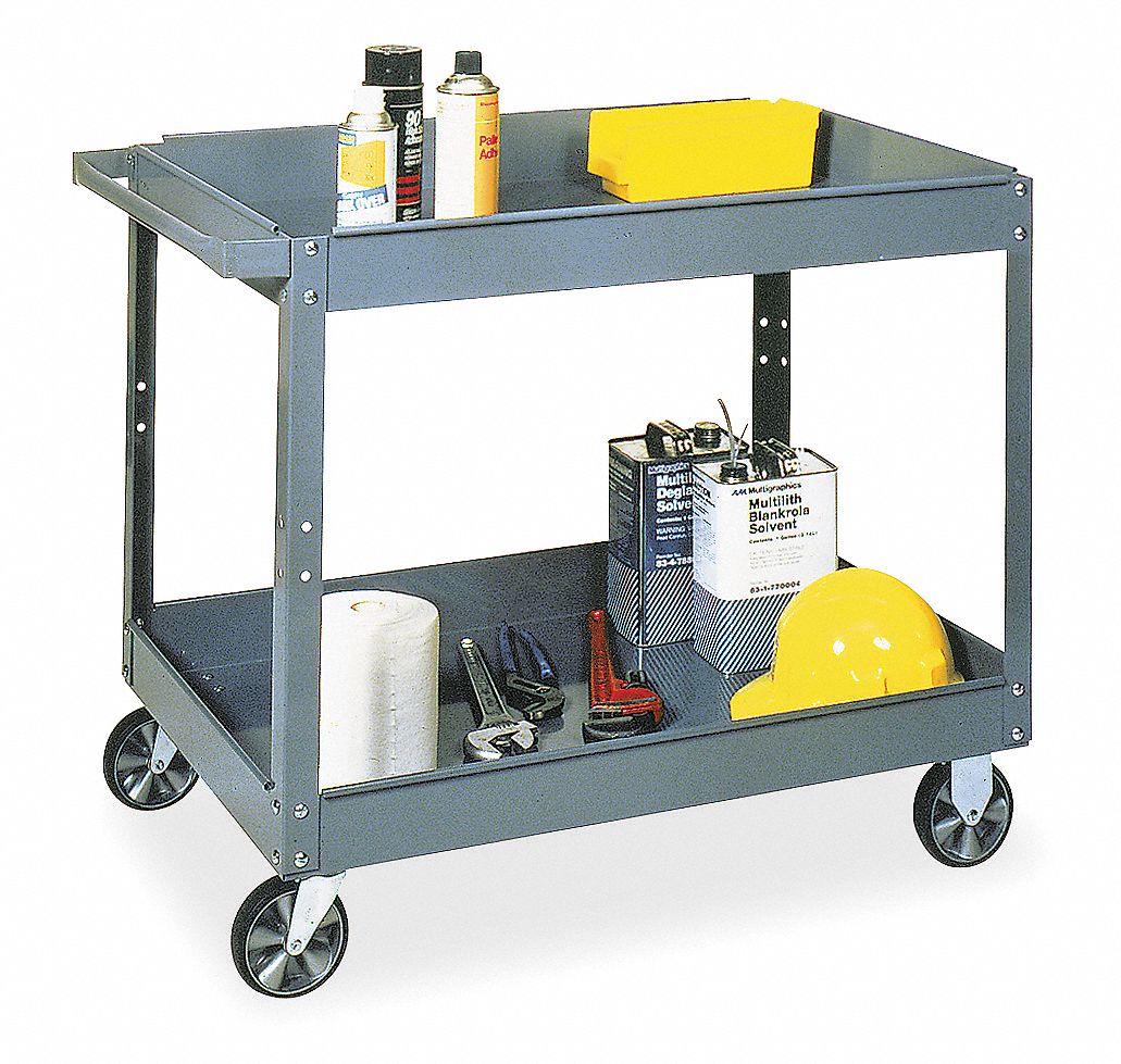 Unassembled Utility Cart, 38-3/4 L, 500 lb