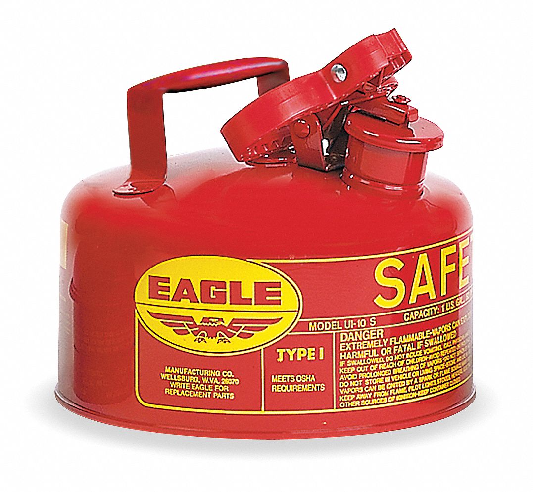 Type I Safety Can, 1 gal., Red, 8