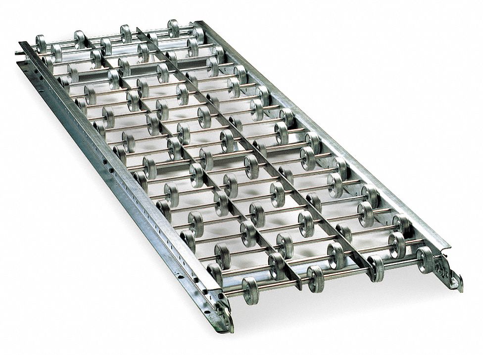 Skatewheel Conveyor, Straight, W 18 In