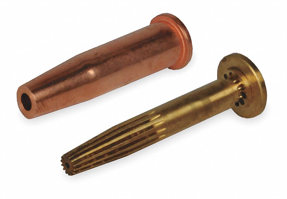 Cut Tip, 2 Piece, Size 0, 3/8-1/2 In Thick