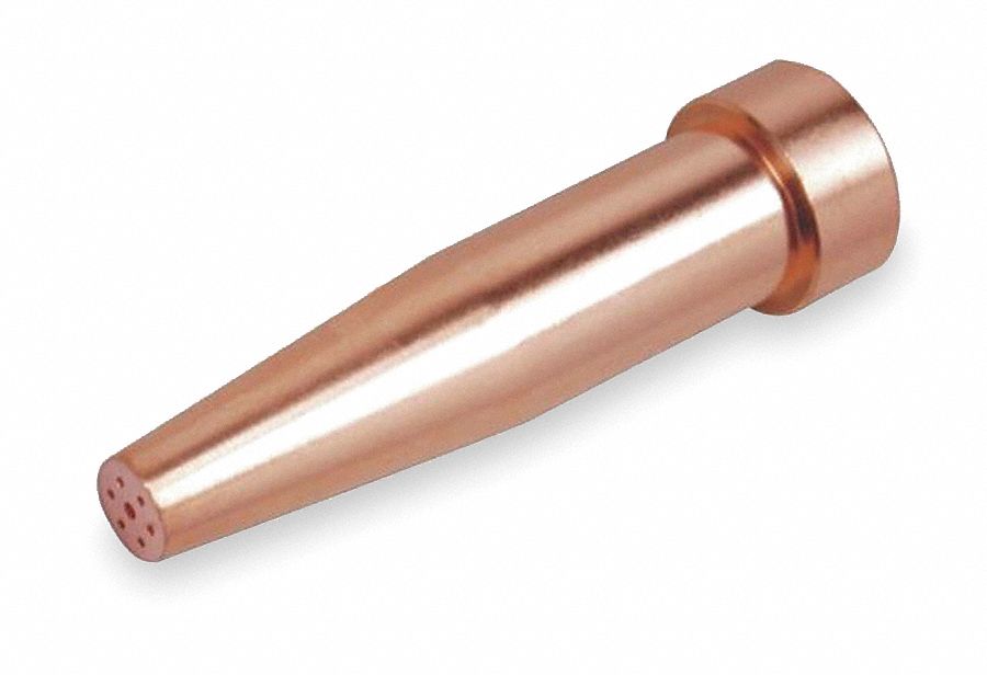 Cut Tip, 2 Piece, Size 0, 3/8-5/8 In Thick