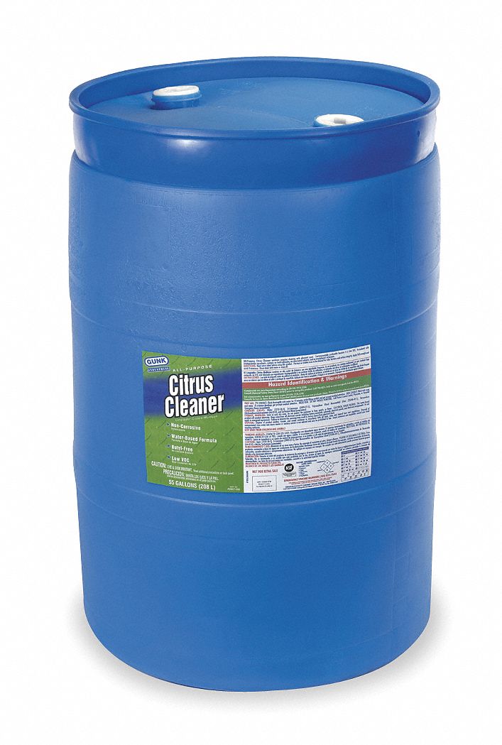 Glass Cleaner, Water Based, 55 Gal