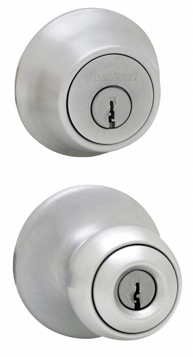 Deadbolt Combo, Satin Nickel