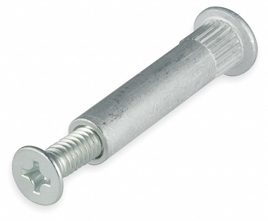 Door Closer Sex Nuts, Aluminum, PK 4