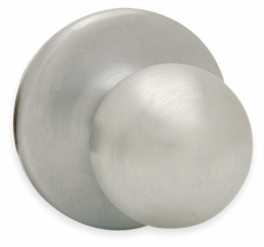 Knob Lockset Lockset, Satin Nickel
