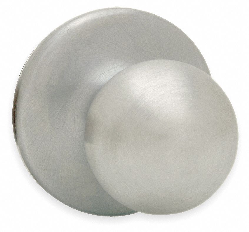 Knob Lockset, Satin Nickel