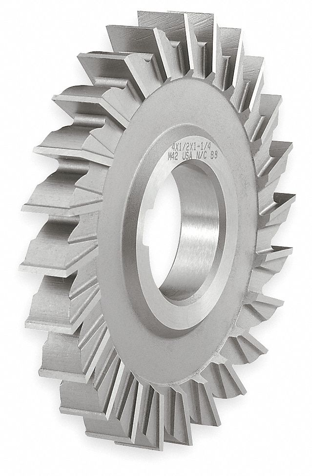 Milling Cutter, HSS, 5x5/8x1 1/4, STR Tooth