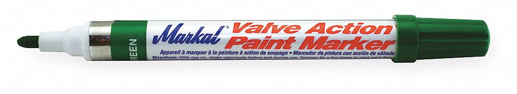 Paint Marker, Valve Action, Green