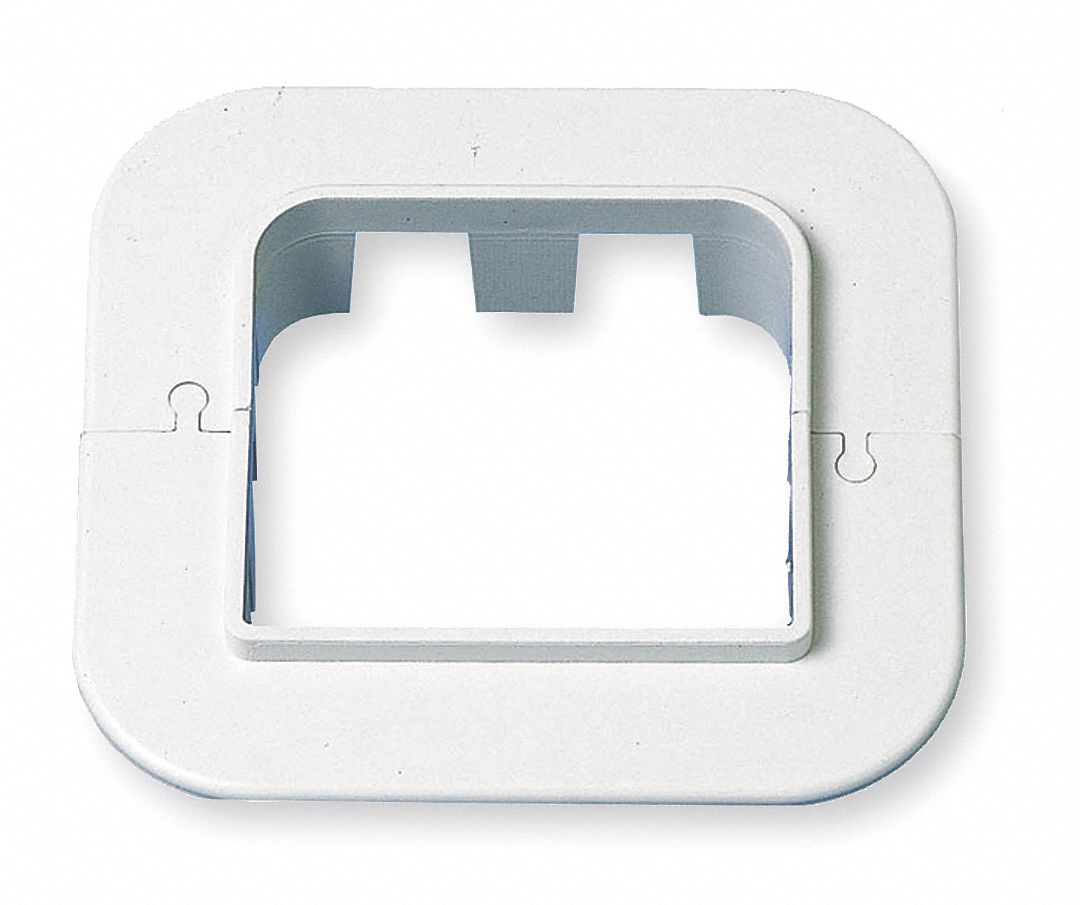 Wall Escutcheon, 6-1/2 In. L, 5-7/8 In. H