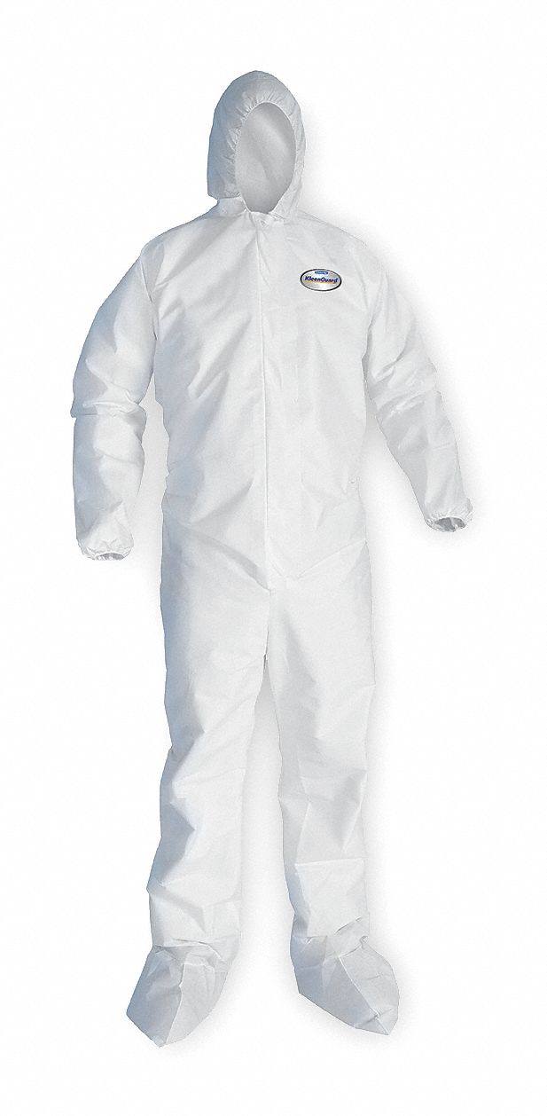 Hooded Kleenguard(R) A40, Boots, 4XL, PK 25