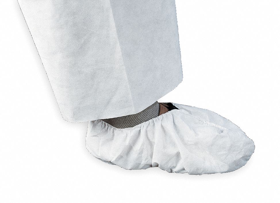 ShoeCover, Anti-Static, XL/2XL, White, PK400