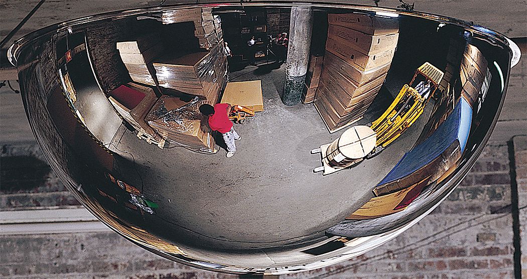 Full Dome Mirror, 24In., Steel
