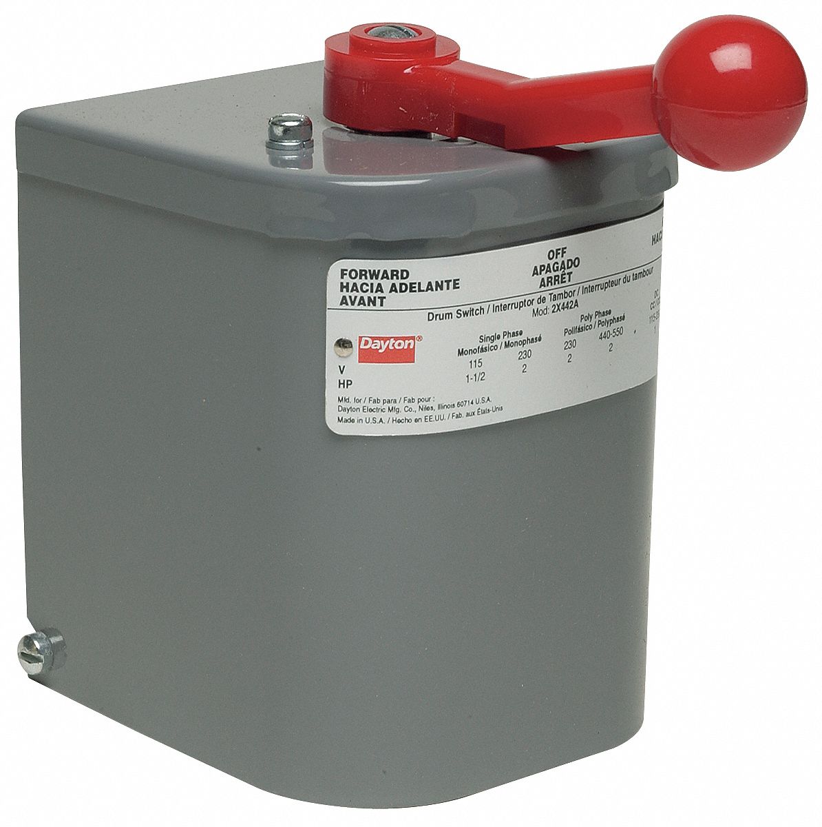 Switch, Drum Reversing
