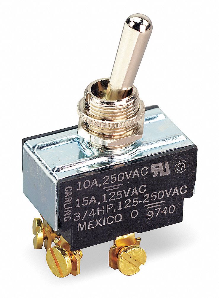 Toggle Switch, DPDT, On/Off/On