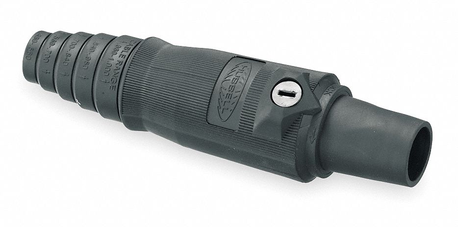 Female Plug, 400Amps, 600VAC/250VDC, Black, 