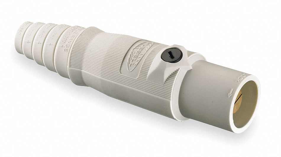 Male Plug, 400Amps, 600VAC/250VDC, White