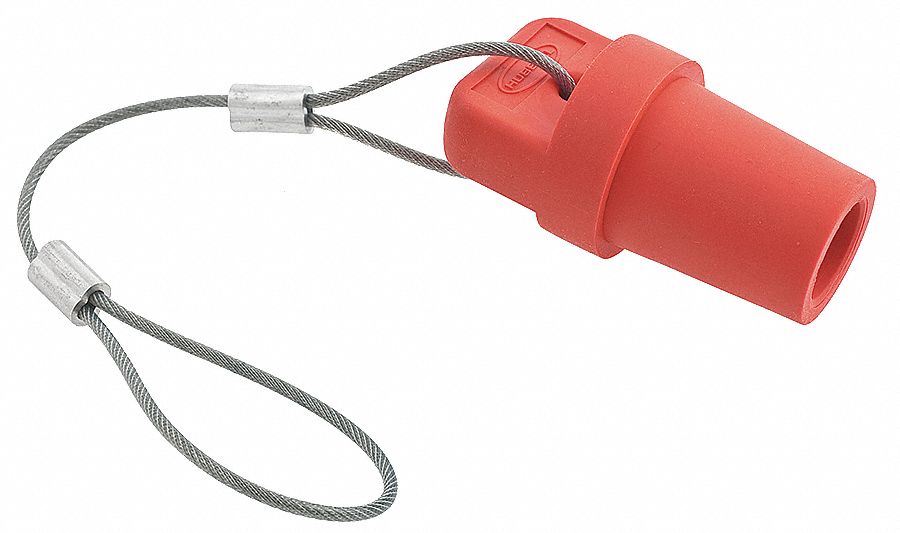 Cap, Red, 300/400 Amp Male Single Pole