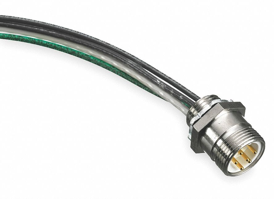 Receptacle, Male, 30A, 1 Ft, 4-Wire