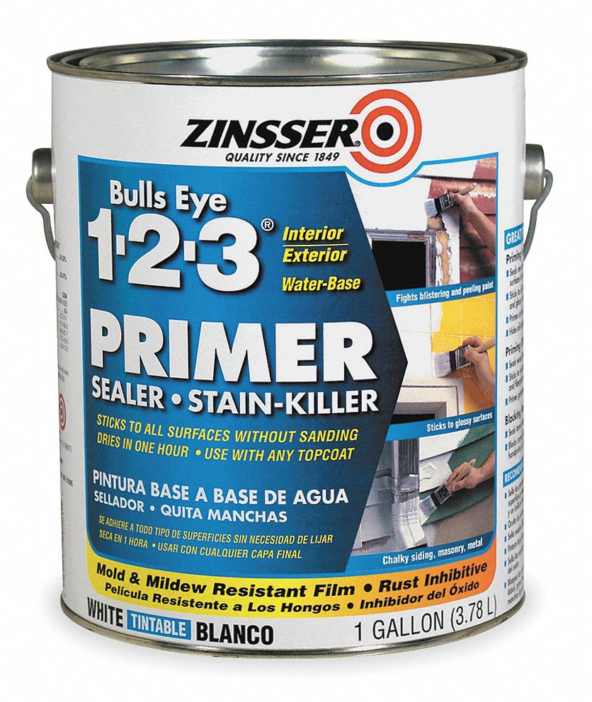 Stain Blocking Primer/Sealer, White, 1 gal