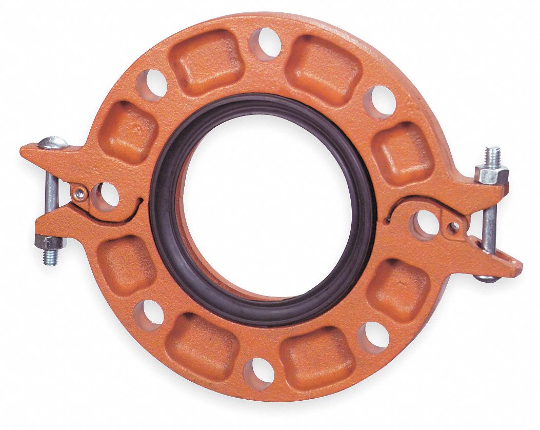 Flange, 3 In, 3 1/2 In OD, Ductile Iron