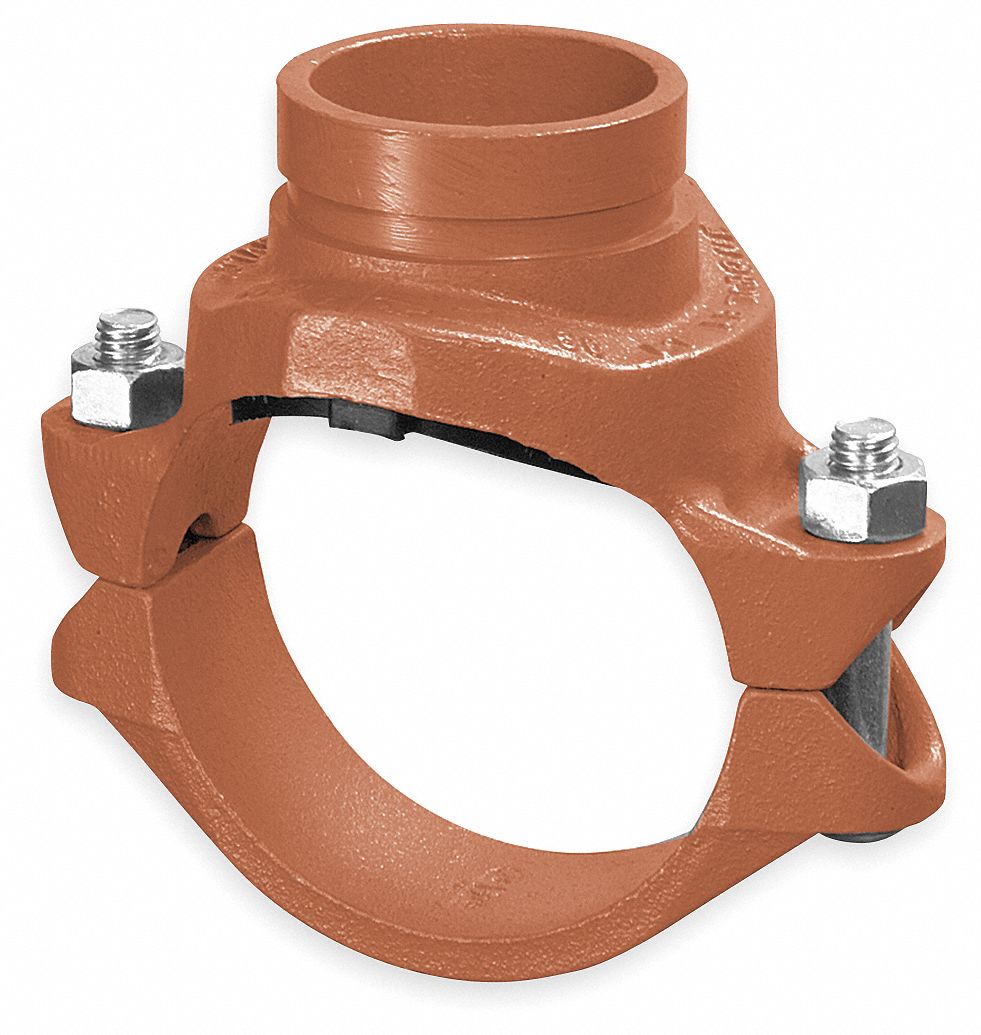 Clamp, Grooved Branch, 8 x 2 In