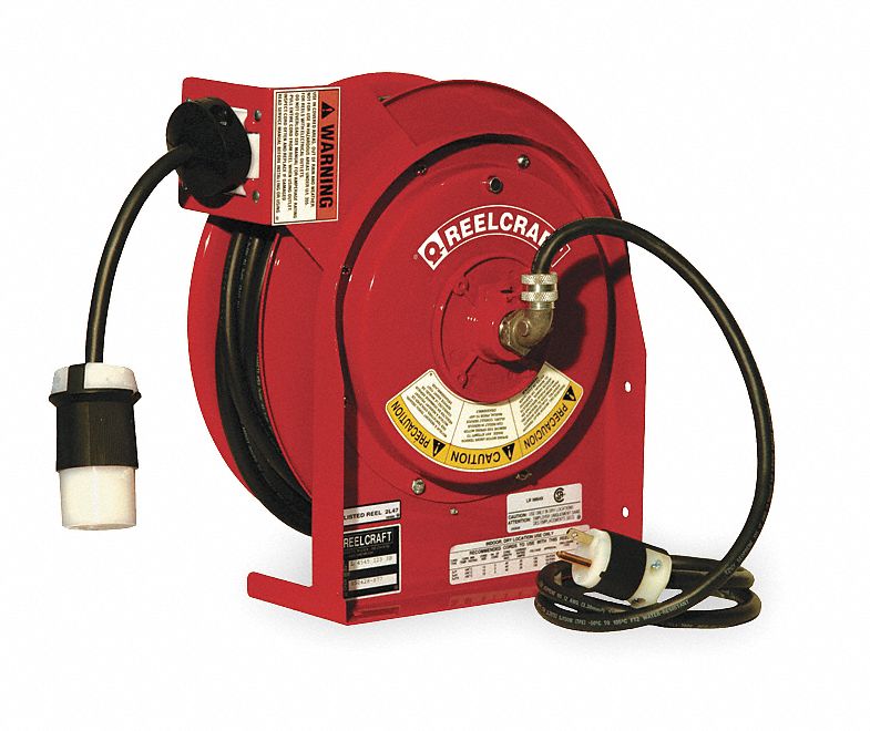Heavy Duty Cord Reel, SJTOW, 45 Ft.