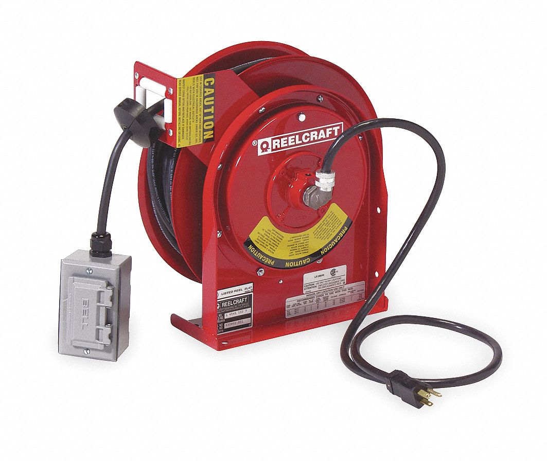 Heavy Duty Cord Reel, SJTOW, 45 Ft.