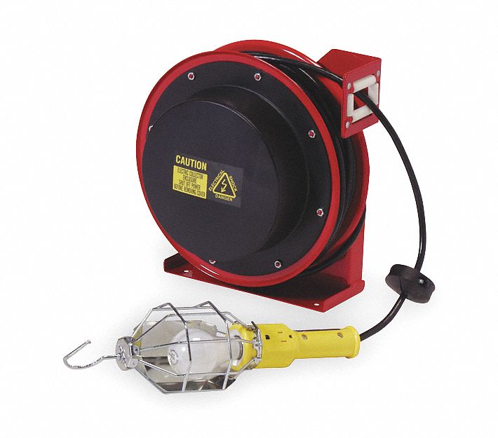 Heavy Duty Cord Reel, SJTOW, 35 Ft
