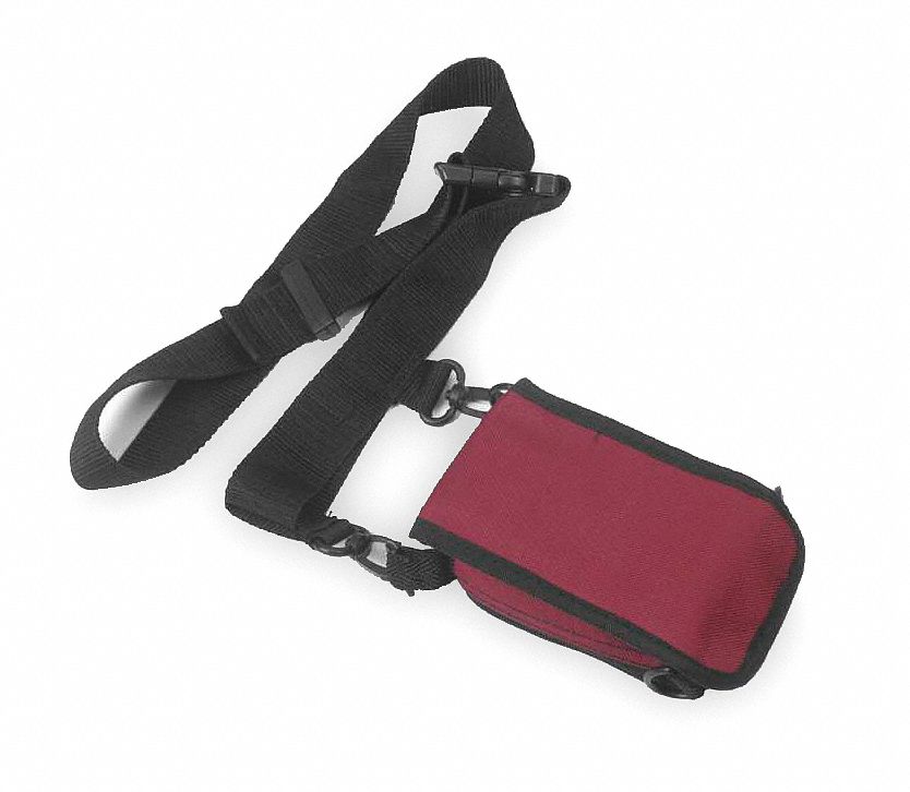 Belt Pouch, 5-3/4 In. H, 1-1/2 In D, Maroon