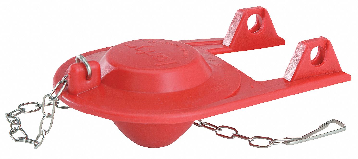 Toilet Flapper, Red