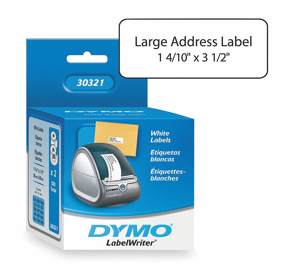 Address Label, White, Paper