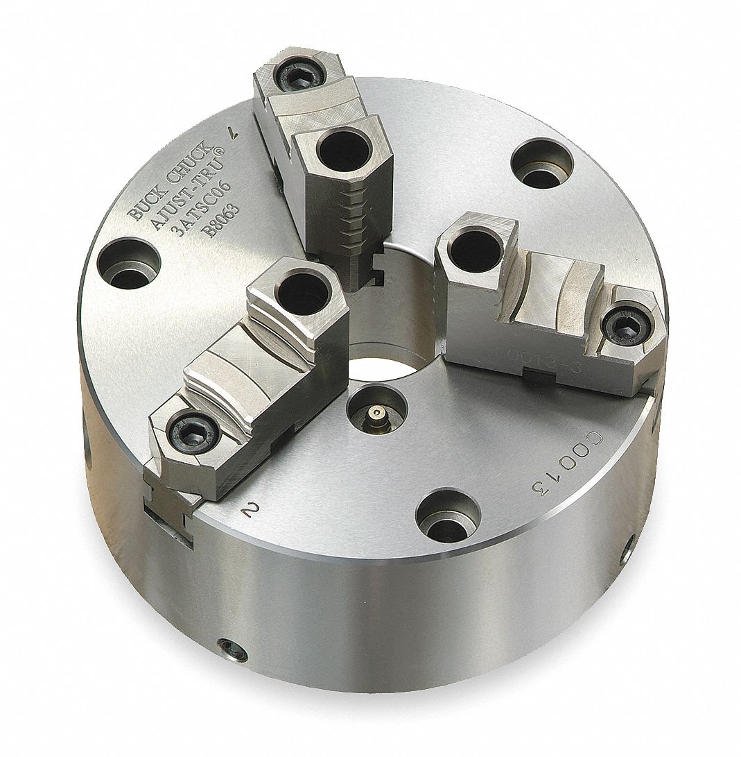 Scroll Chuck, Ajust-Tru(R), 3 Jaw, 8, 4000