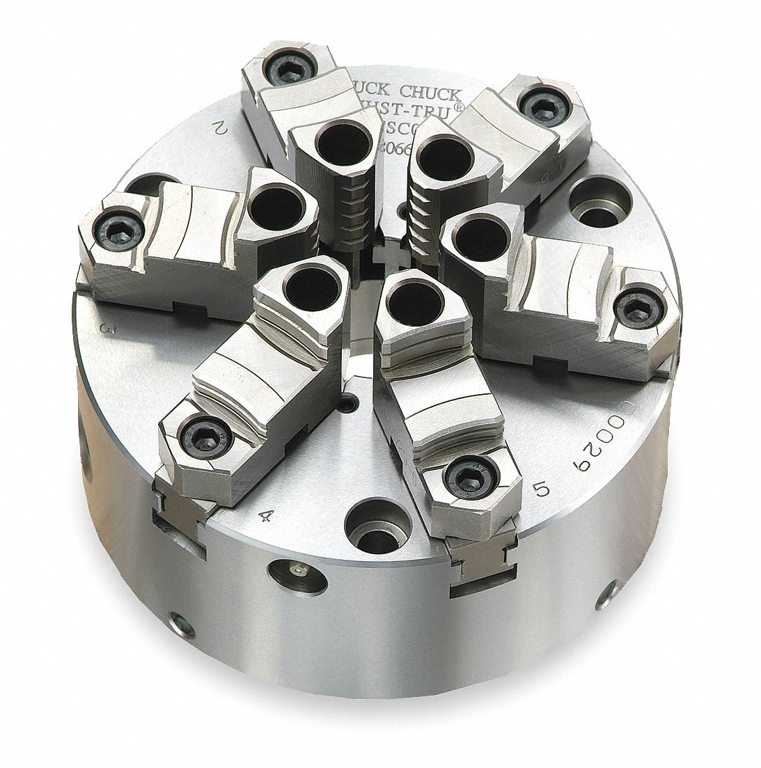 Scroll Chuck, Ajust-Tru(R), 6 Jaw, 5, 4125