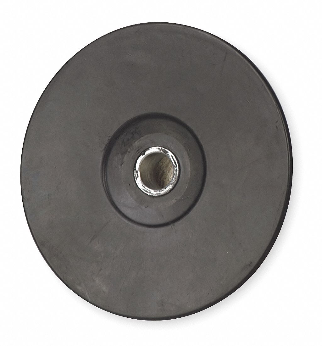 Polishing Backup Pad, 7 In Dia, Disc Nut