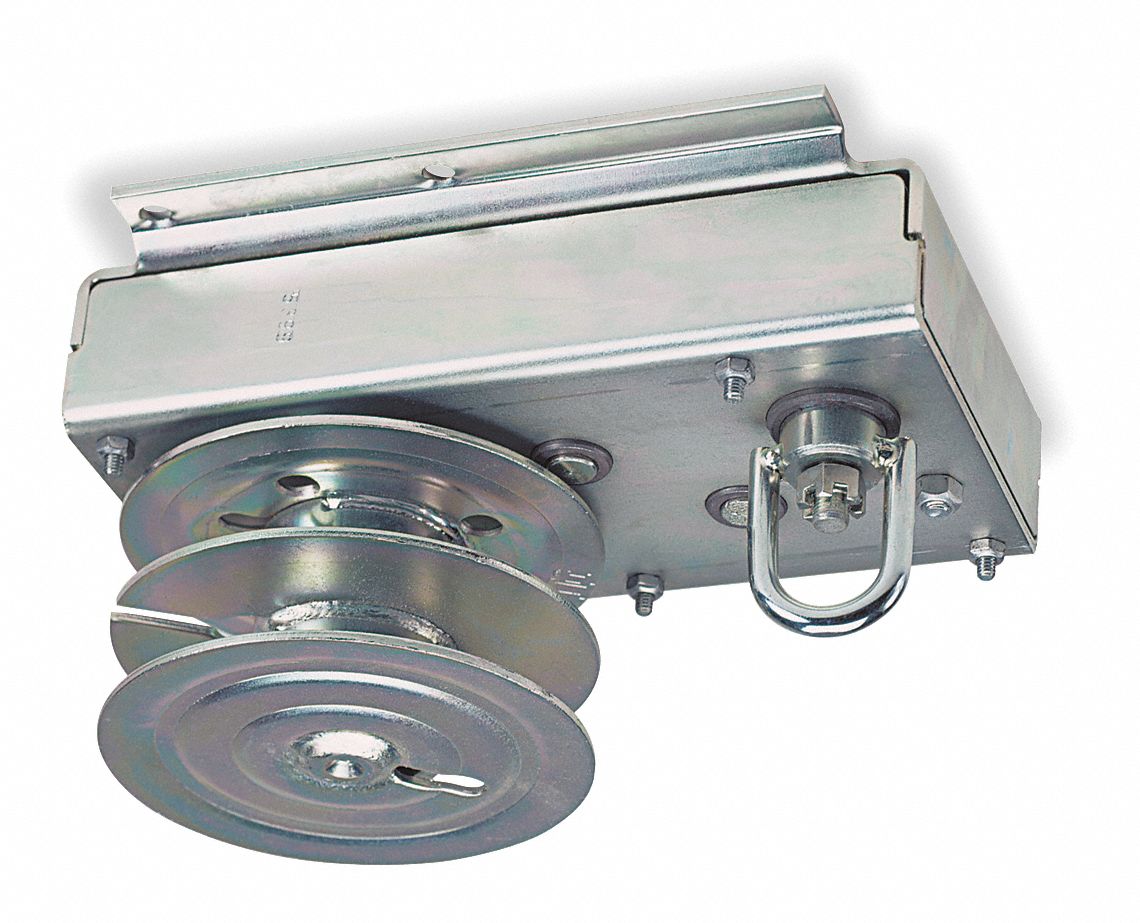 Hand Winch, Worm Gear, No Brake, 4000 lb.