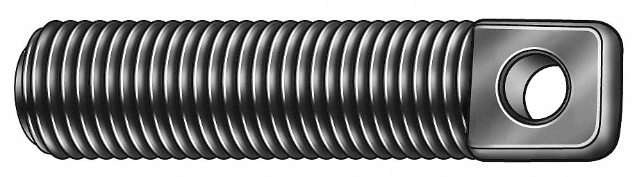 SpringAnchor, Stationary, LCS, Blk, 6-48x5/8